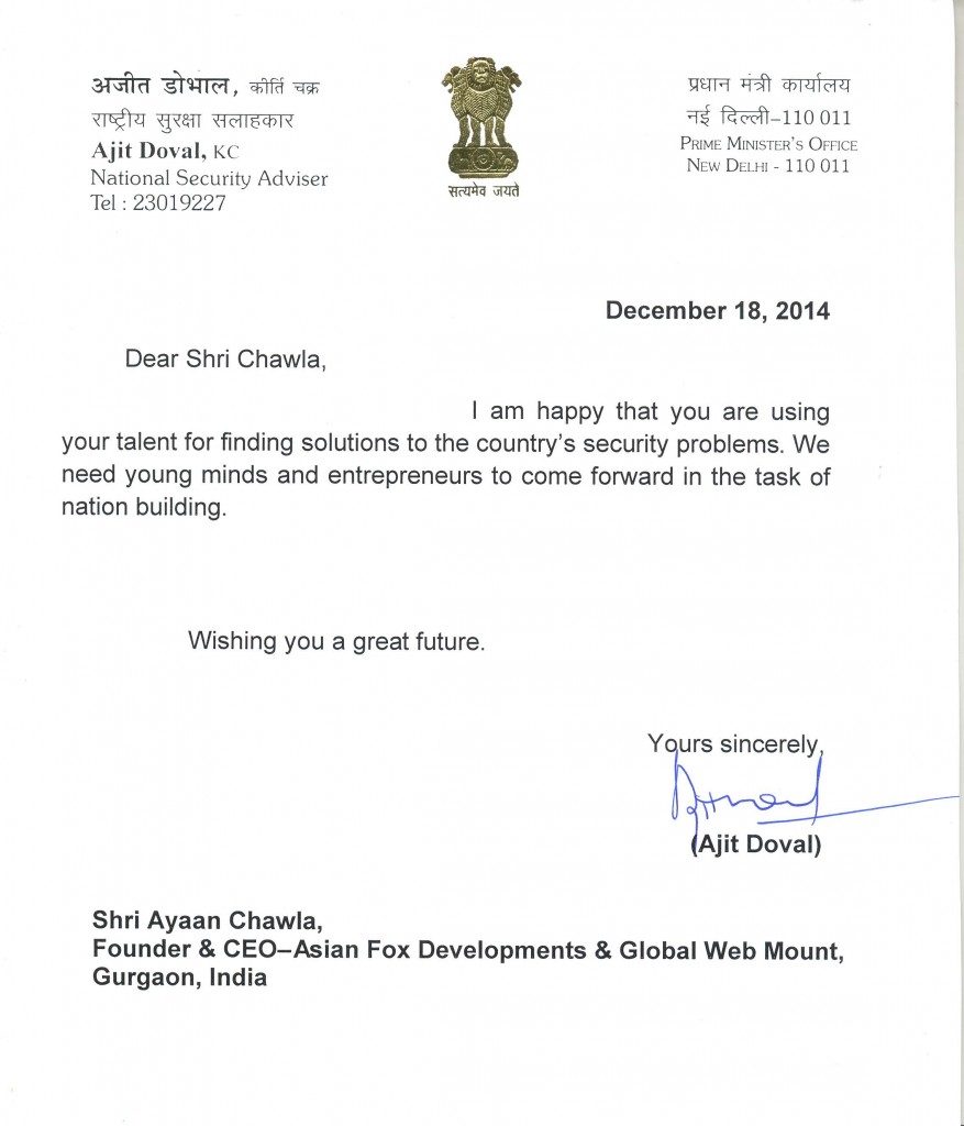 Ayaan Chawla-Ajit-Doval-National-Security-Advisor-877x1024